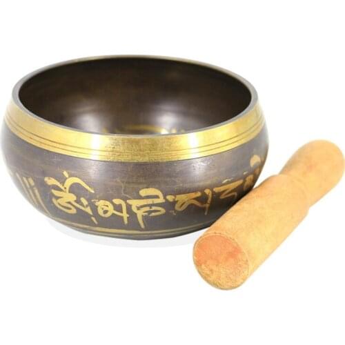 Tibetan Singing Bowl - Buddha Meditation Singing Bowls Set for Beginners Sound Bowl, Spiritual Healing and Mindfulness