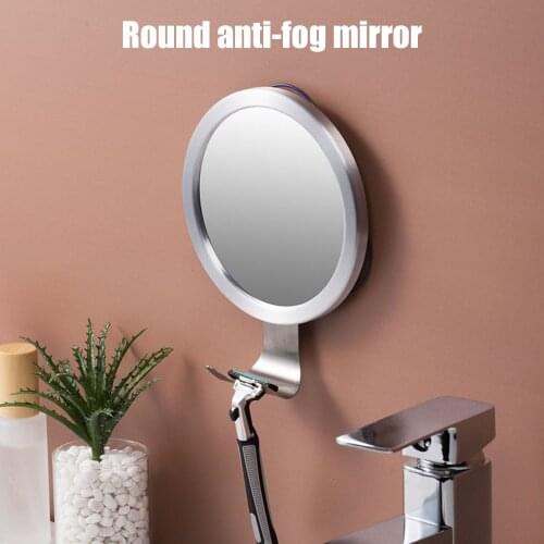 Drill Free Adjustable Rotation Fogless Bathroom Mirror Cosmetic Makeup Mirror with Suction Cup Anti-Fog Bath Room Shower Mirror
