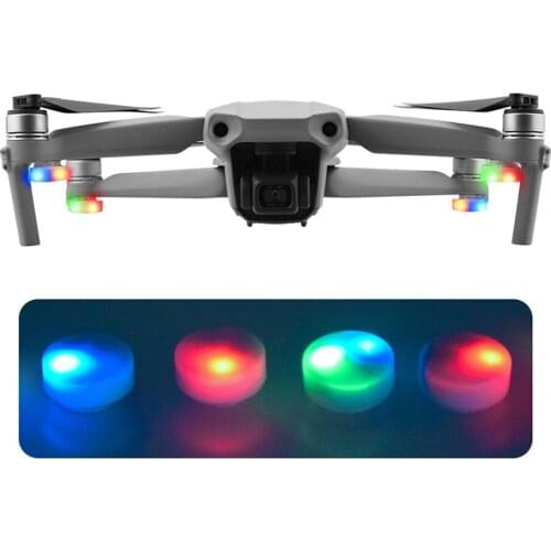 4pcs/set Universal Night Flight Light LED Flashing Light for DJI Mavic Air 2/ Mavic Mini/ Pro /Mavic 2/ Spark Drone Accessories