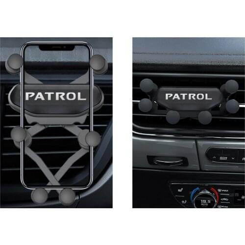 Car phone holder car vents phone holder clip holder bracket for Nissan Patrol Y60 Y61 Y62 Car-Styling Accessories