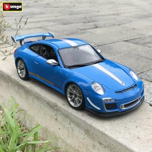 Bburago 1:18 Porsche 911 GT3 RS car alloy car model simulation car decoration collection gift toy Die casting model boy toy