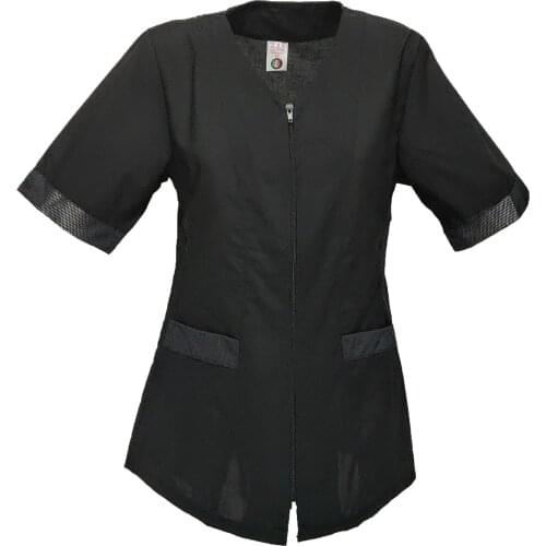 Black White shirts female beautician massage hairdressing work Beauty Center