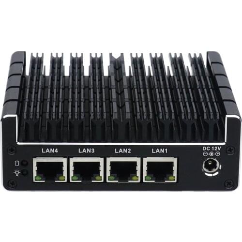 Kingdel Palm Mini PC Quad Core HTPC 4*LAN 2*HDMI 1*COM Intl Celeron J3160 Nettop Computer Pfsense AES-NI Micro PC Windows7 linux
