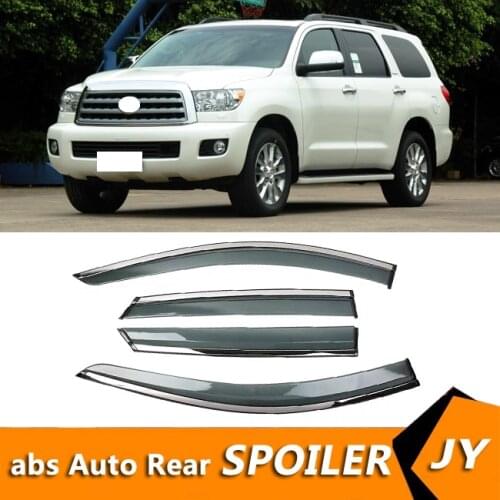 For TOYOTA sequoia 2010-2012 Window Visor Vent Shades Sun Rain Deflector Guard For TOYOTA sequoia Auto Accessories 4PCS/SET