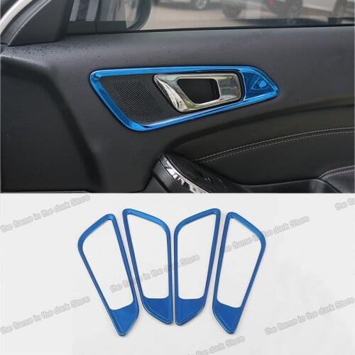Lsrtw2017 for Chery Tiggo 8 Car Inner Door Bowl Frame Trims Decorative Interior Accessories 2018 2019 2020 Auto Sticker