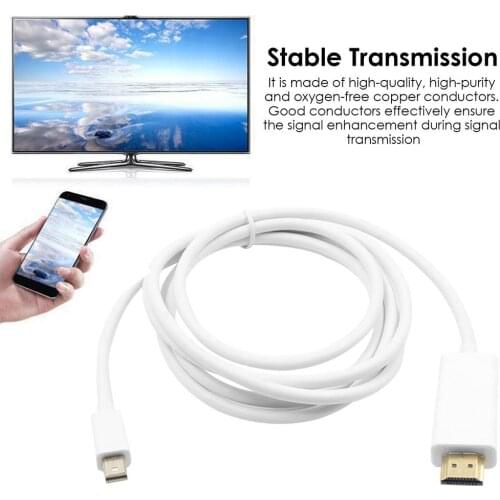 Mini DP To HDMI Cable For Thunderbol Displayport Mini Display Port MINI Male Adapter Converter Cable For Apple For Air Pro