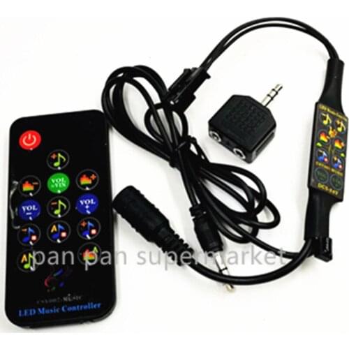 Mini Music Dream Controller DC5-24V Infrared 13 Keys Remote Controller WS2812B WS2811 Led Strip Matrix Panel 512 Pixels