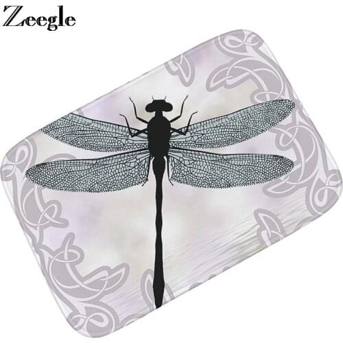 Soft Coral Fleece Doormat Anti-Slip Floor Mat for Bathroom |Kitchen Bedroom Absorbent Door Mat Kids Room Bedside Carpet Rugs