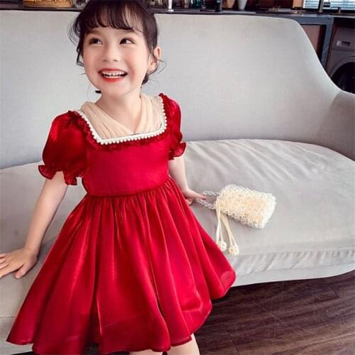 Girl Dresses Ball Gown Flower Girl Dress Lace dress Tutu Dress Kids Tulle Strap Dress Fancy Party Princess Spring Kids Lace