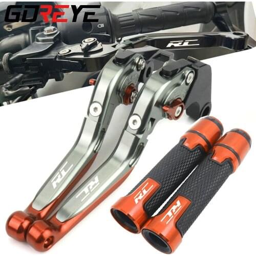 For KTM RC390 RC 390 2014 2015 2016 2017 2018 Motorcycle Accessories Motorbike Adjustable Extendable Brake Clutch Levers