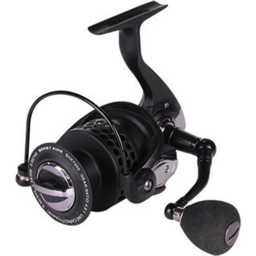 Ultralight Aluminum Handle Kingfisher Fishing Reel 1000 1500 Metal Trout Fishing Spool Spinning Reels Saltwater Fishing Tool
