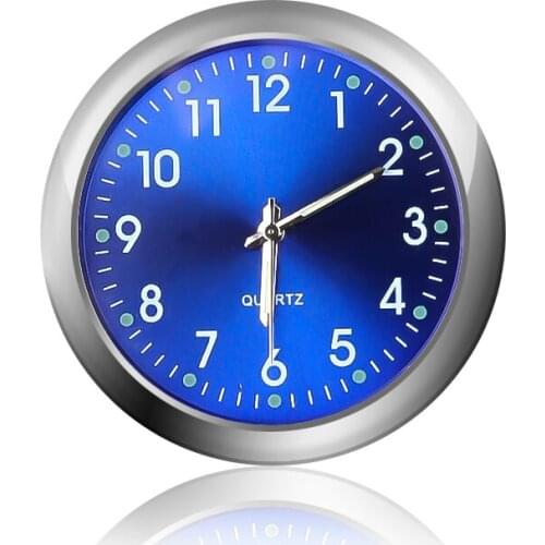 Universal round Car Clock Stick-On Electronic Watch Dashboard Noctilucent Decoration For Cars Car Accessary