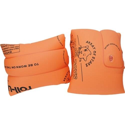 1 Pair Inflatable Arm Bands Flotation Sleeves Swimming Rings Floats