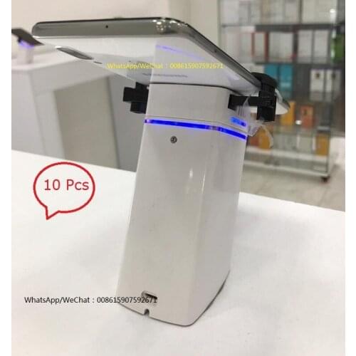 10 Pcs MobileTablet Mechanical High Security Solution Display Lock Cell Phone Anti Theft Alarm Recoiler Stand With Gripper