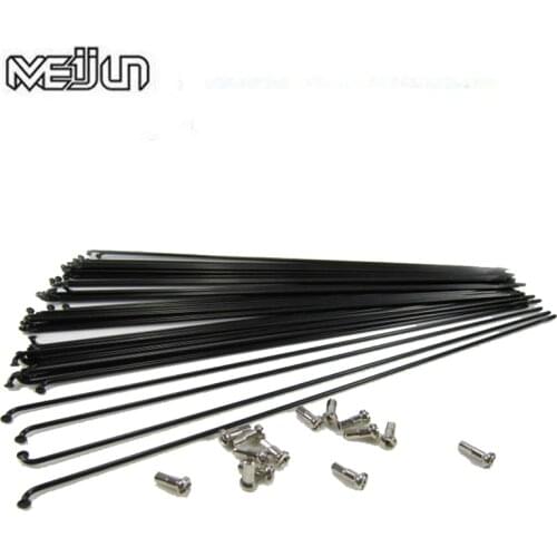 14pcs 14G Stainless Steel MTB Spokes Mountain Bike Road Bicycles Wheel Rim spoke Part with Nippers 186/188/259/261/292/294mm