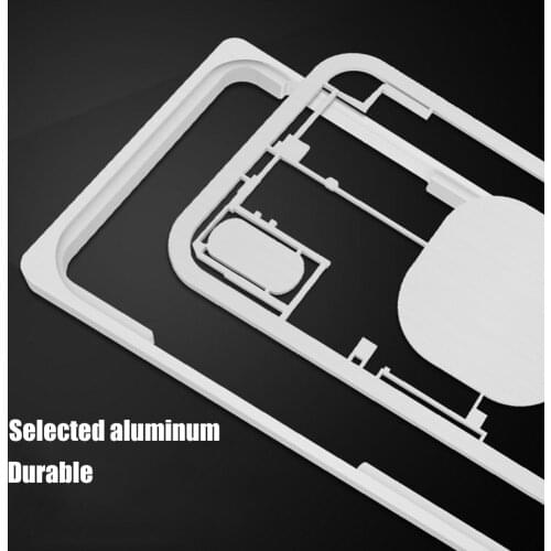 13pc Laser Machine Back Glass Housing Protect Position Mold No Damage Camera Lens Flex Cable For iPhone 8-12promax TBK M-Triang