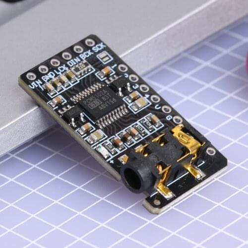 3.5mm Stereo DAC Decoder I2S PCM5102 Loudspeaker AUX Jack Player Module Sound Space-saving Boxes for Raspberry Pi