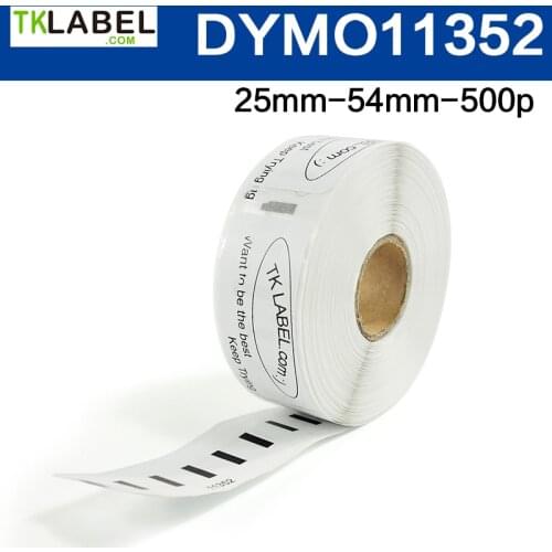 3 x Rolls Dymo11352 Dymo Compatible Labels 11352 Dymo 11352 Labels 25mmx54mm 500labels per roll