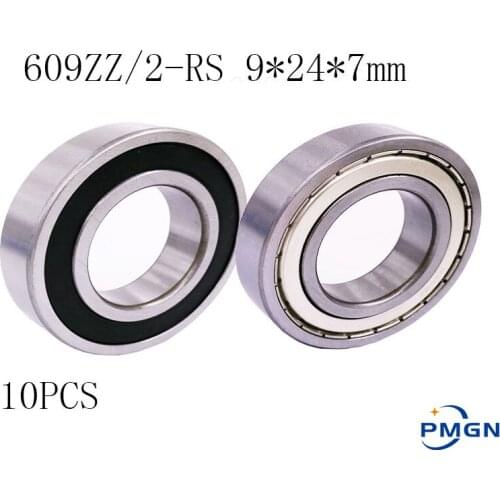 609ZZ 609 609z 6092RS Bearing 10 PCS 9x24x7 mm Miniature Ball Bearings