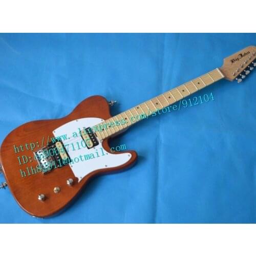 Free shipping wholesale and retail new Big John electric guitar with the head of forehand in red F-1343