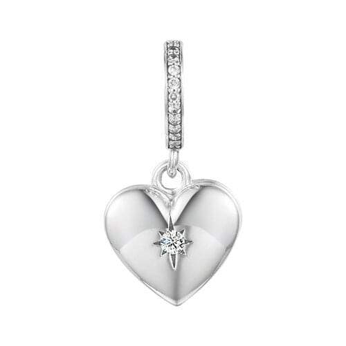 2021 New Fits Pandora Bracelet Original 925 Sterling Silver Openable Heart Locket Dangle Charms Beads for Jewelry Making Kralen