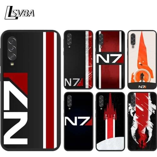 N7 Mass Effect Amazing For Samsung Galaxy A90 A80 A70 S A60 A50S A30 S A40 S A2 A20E A20 S A10S A10 E Black Soft Phone Case