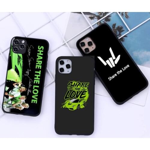 Stephen Sharer Share The Love Phone Case for iphone 12 11 Pro Mini XS MAX 8 7 6 6S Plus X 5S SE 2020 XR cover
