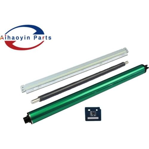 1Set PCR Charge Roller Chip 013R00662 Cleaning Blade WorkCentre 7535 OPC Drum For Xerox 7525 7530 7545 7556 7830 7835 7845 7855