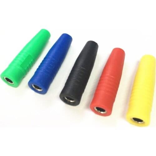 10pcs/lot 4mm Female Speaker Banana Jack Copper Banana Connector Socket