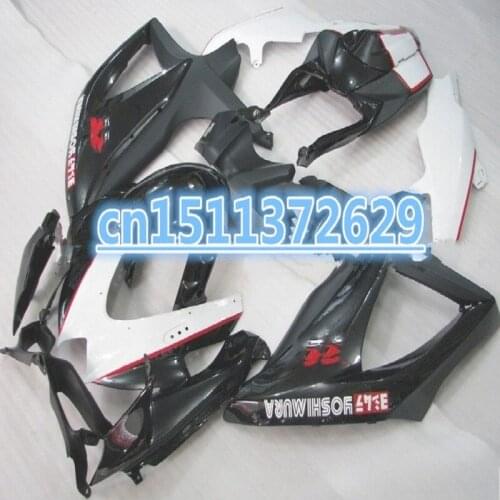 Motorcycle Fairing Kit for GSXR 600 750 K6 06 07 GSXR600 GSXR750 2006 2007 ABS TOP white black Fairings set