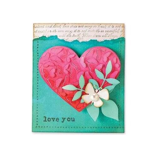 M65 Heart butterfly Metal Cutting Dies For DIY Scrapbooking Paper Card Craft Snijmal En Embossing Dies