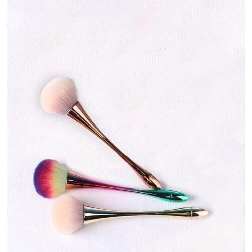 Single Loose Powder Blush Makeup Brush Goblet Powder Brush Nail Powder Dust Brush Soft Big Size Face Beauty Make Up Tools