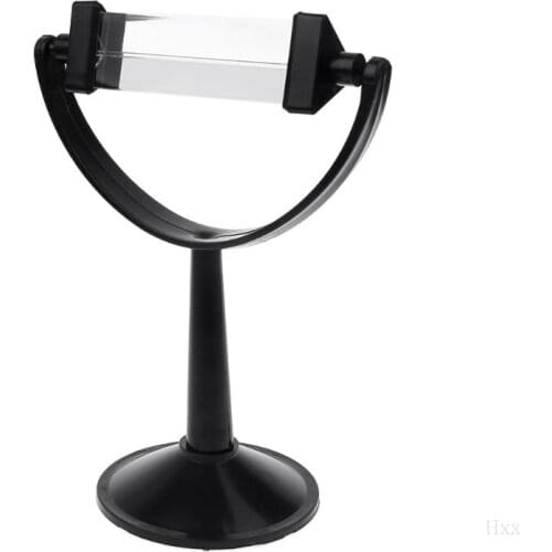 Hiqh quality Optical Glass Triple Triangular Prism with Stand for Physics Light Spectrum Teaching