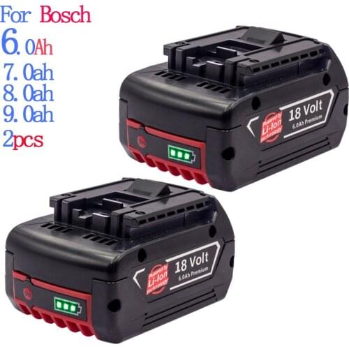 Rechargeable Electric Impact Drill, Lithium Battery Powered Portable Tool, Suitable For Bosch 18V6.0AH Wrench Angle Grinder Mach