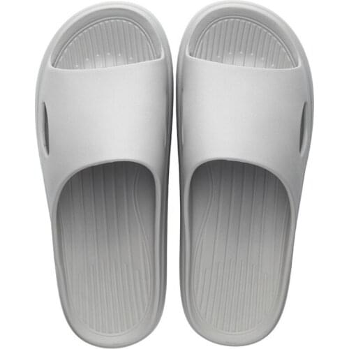 House Bath Women Slippers Soft EVA Non-slip Indoor Solid Slides Ladies Platform Flat Shoes Couple Home Bathroom Slippers WSH3838