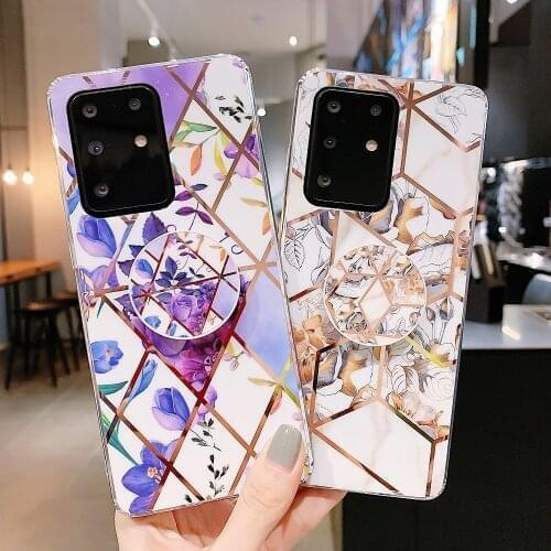 Vintage Flower Leaves Phone Cases For Huawei P40 P40 P30 P20 Mate 30 20 Pro lite Nova 6 4e 3e SE Soft Summer Plants Stand Covers