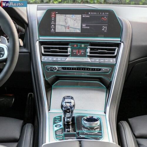 Car Interior Central Console Gear Dashboard Panel Navigation Screen Protective Film For BMW 8 Series G14 G15 G16 M8 M850i