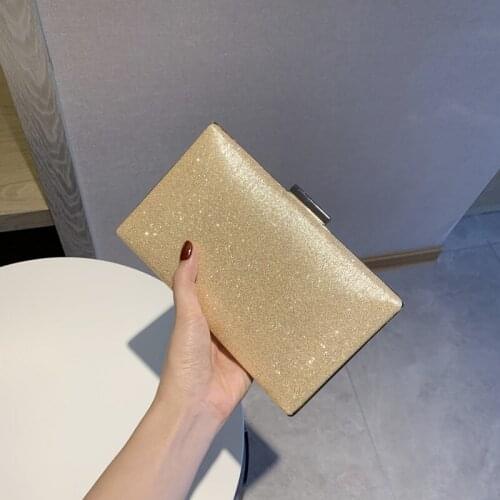 Fashion Women Day Clutch With Chain Shoulder Crossbody Party Evening Bags Flap Design Handbags Messenger Purse