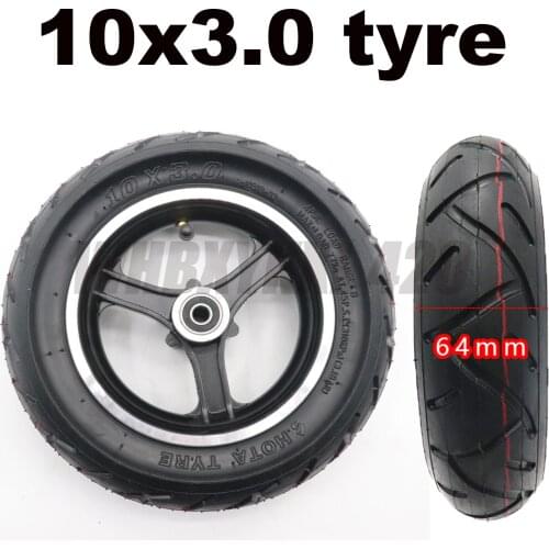 10 inch 80 / 65-6 wheel hub Tire Outside Tire for Electric Scooter Front wheel 10x3.0 Universal Upgrade Off Road Tire Parts