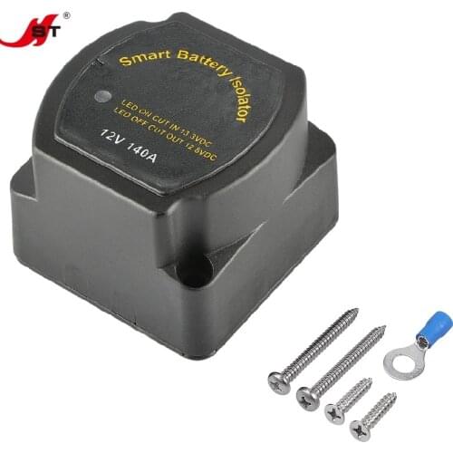 12V 140A Voltage Sensitive Split Charge Relay VSR for Camper Car Smart Battery Isolator Charge 2 Battery Bank Auto Parts