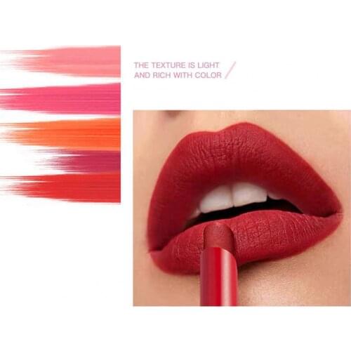 3g 12Pcs/Box Lip Makeup Anti-fade Non-sticky Cup High Color Rendering Silky Matte Lipstick Set for Daily Life