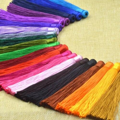5Pcs/Pack 12CM Color Tassel High-end Vertical Tassels Car Hanging Sachet Tassel Accessories