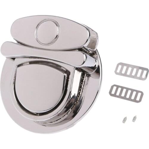 94PF Buckle Twist Lock Hardware For Bag Shoulder Handbag DIY Craft Turn Locks Clasp