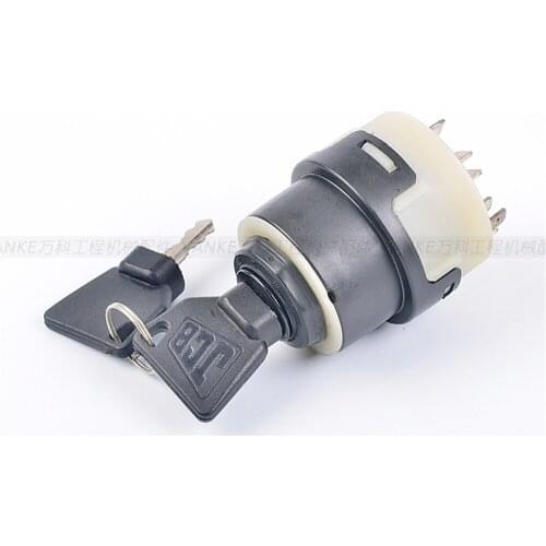 For Excavator accessories JCB 3XC key start ignition switch electric door lock start switch ignition