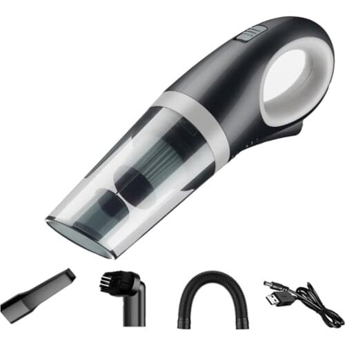 Car Vacuum DC7.4V 120W High Power Wireless Portable Handheld Car Vacuum Cleaner Strong Suction, Wet & Dry Use