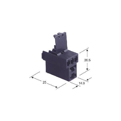 Free shipping 2set auto 5pin cable plastic connector wiring harness unsealed plug 368397-2