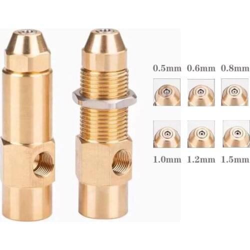 1pcs Wast Oil Burner Nozzle Heavy Wast Oil Burner Nozzle Gas Burnner Air Atomizing Nozzle Two-Fluid Nozzle