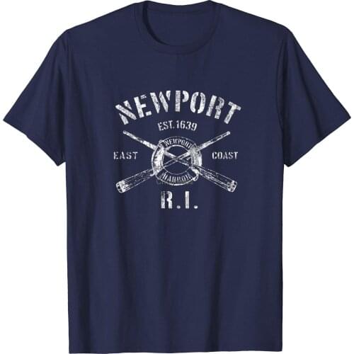 Newport Rhode Island RI T-Shirt Vintage Nautical Boating Tee