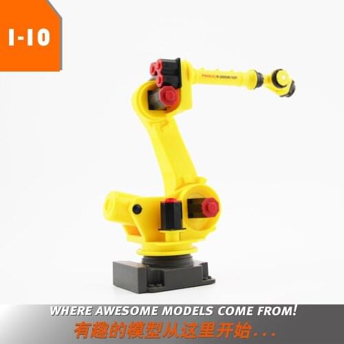 1:10 Scale 6-Axis 3D Robot Manipulator Arm Model Vertical Multiple-joint for Fanuc R-2000iC Robot Model for Gift or Education