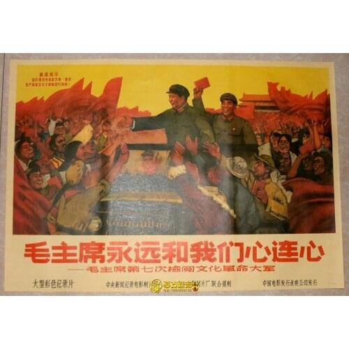Chinese Cultural Revolution collection communism propaganda Poster Home Wall Chart Paper old Poster old 1976 poster041